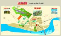 SK新城位置交通图图片