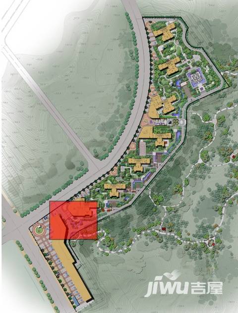 泰山绿谷规划图图片