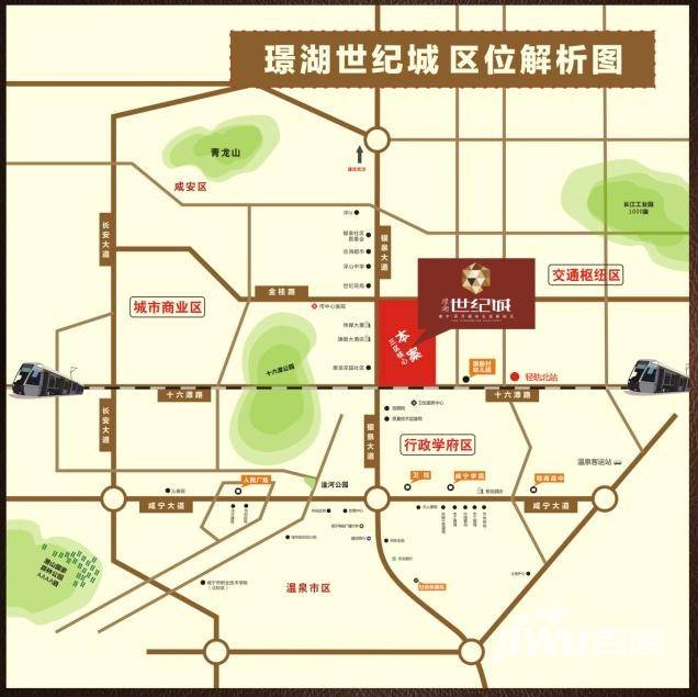 璟湖世纪城位置交通图