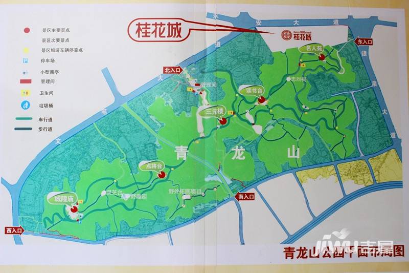 桂花城位置交通图图片