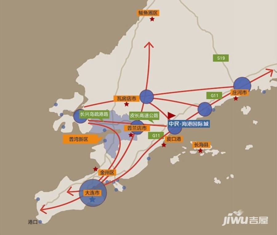 中民海港国际城位置交通图2