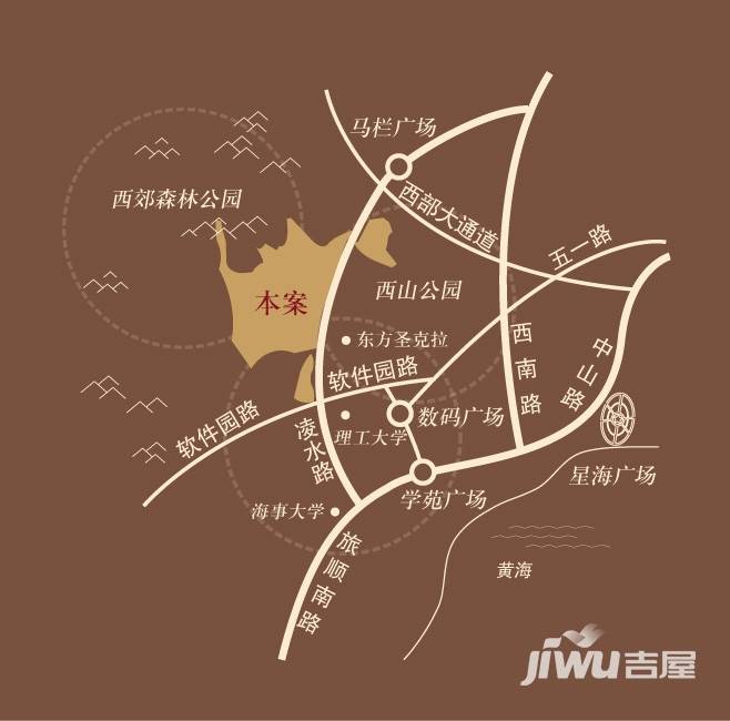 大华锦绣华城位置交通图