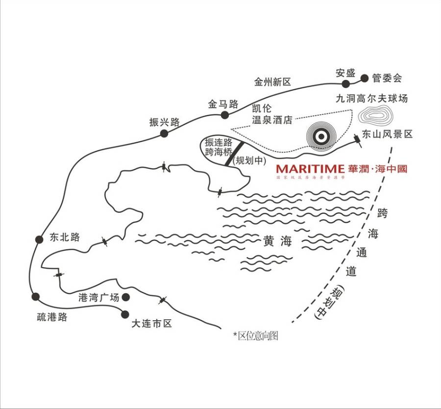 华润海中国位置交通图图片