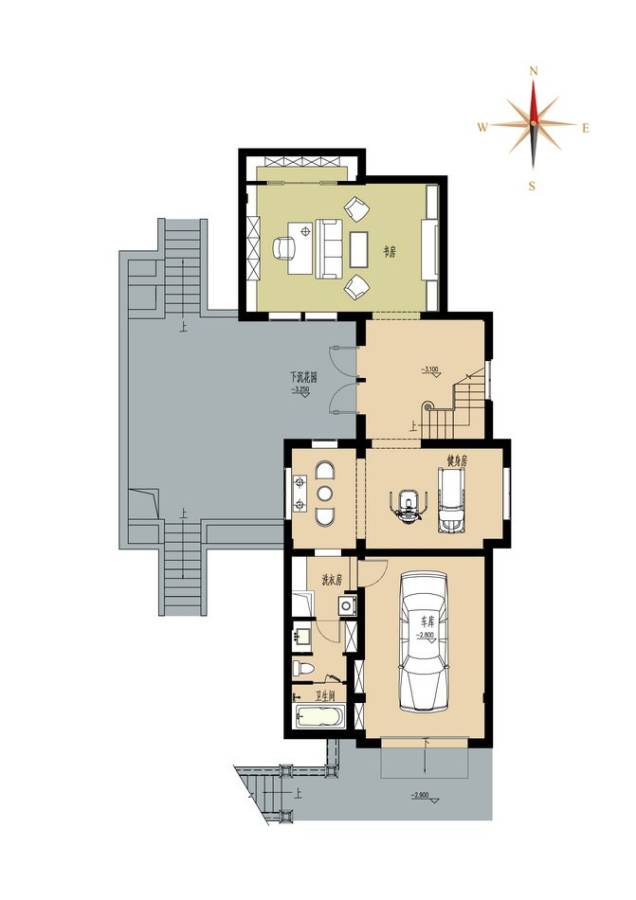 德嘉与海普通住宅201㎡户型图