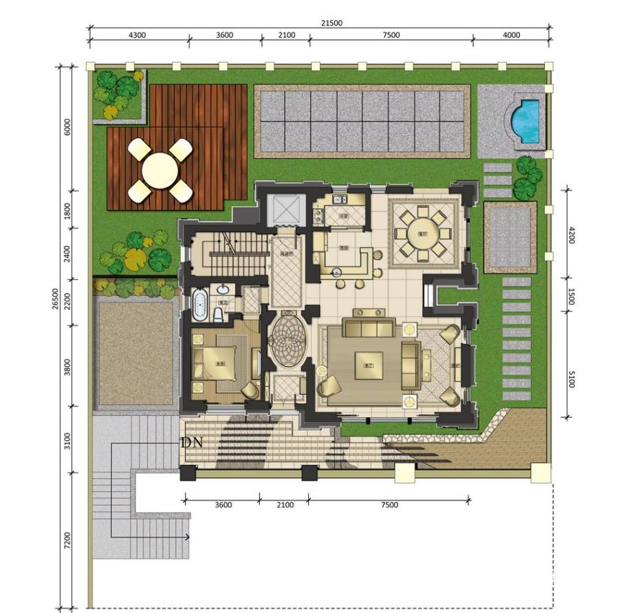 君海普通住宅325㎡户型图