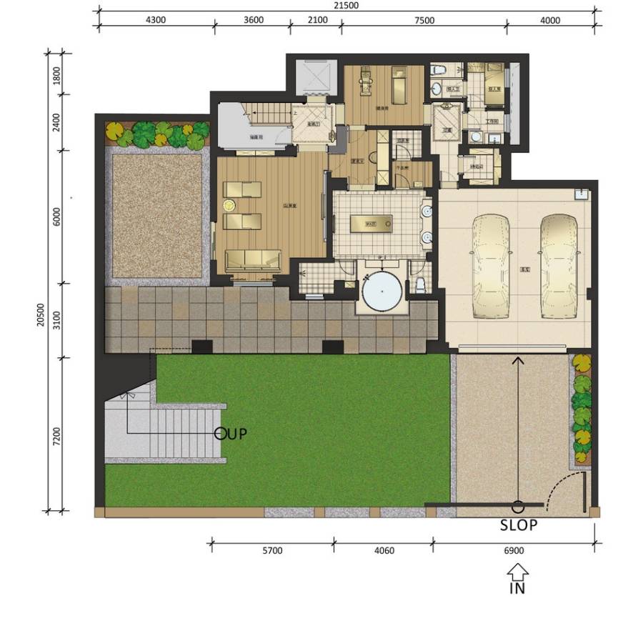 君海普通住宅325㎡户型图