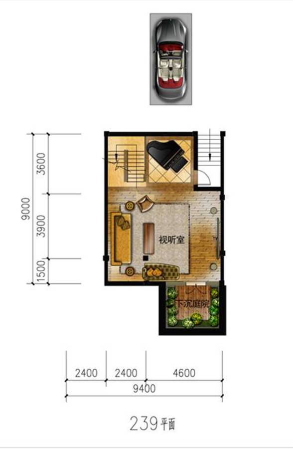 卡纳意乡普通住宅239㎡户型图