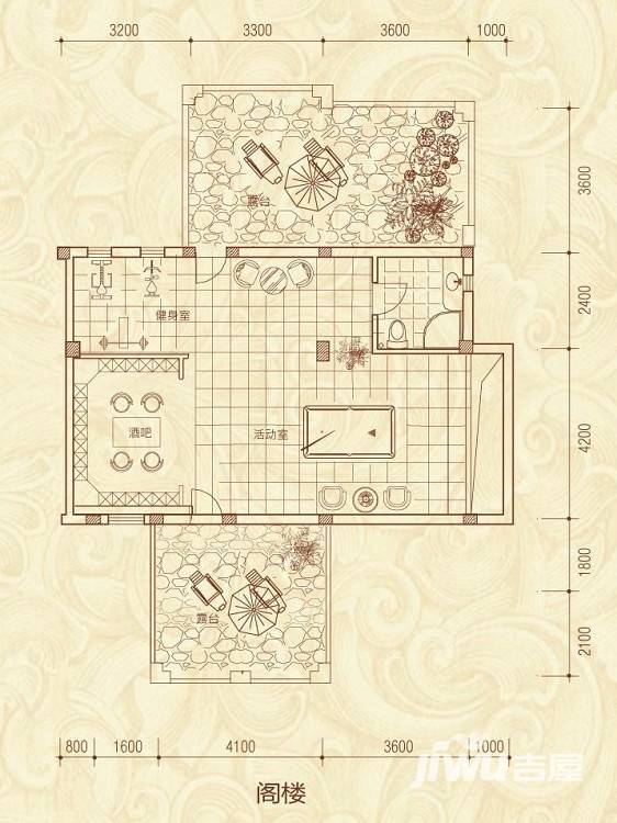 阳光地中海普通住宅71.3㎡户型图