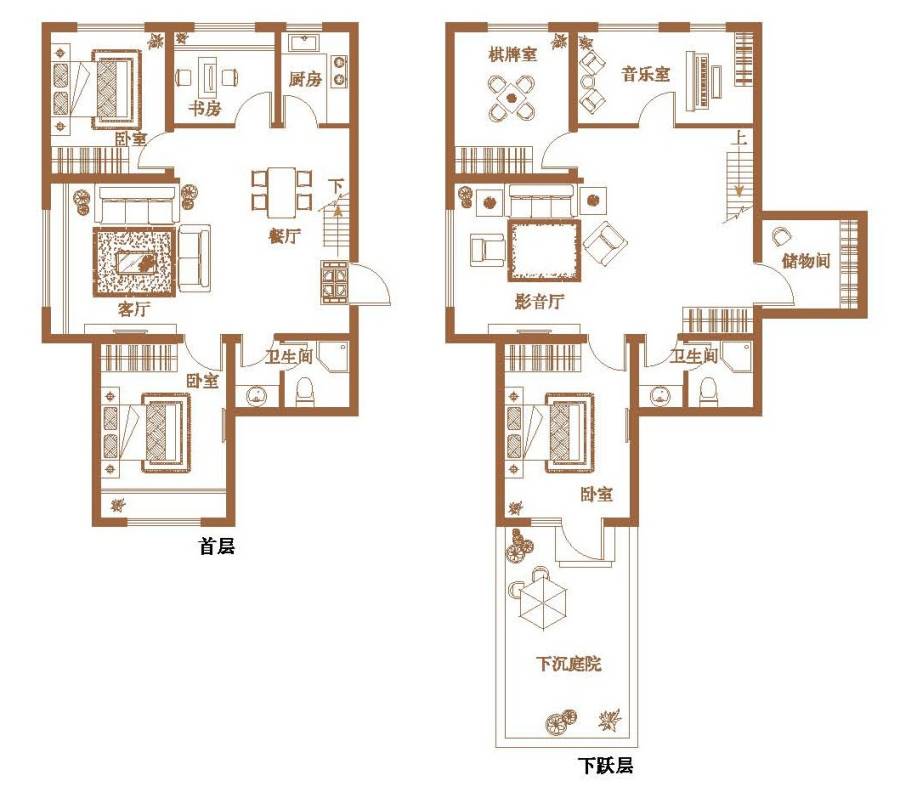 枣园万象普通住宅89㎡户型图