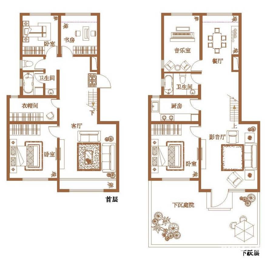 枣园万象普通住宅89㎡户型图