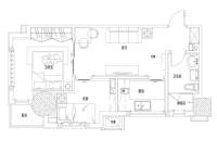 宝隆国际普通住宅75.9㎡户型图