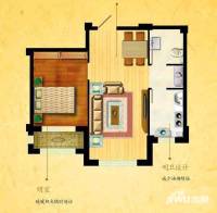 百合花园普通住宅60㎡户型图