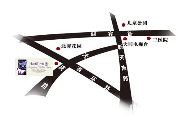 桐城怡景位置交通图图片