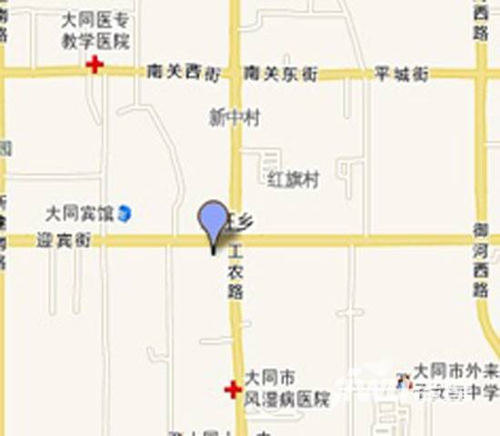 桐城中央位置交通图图片