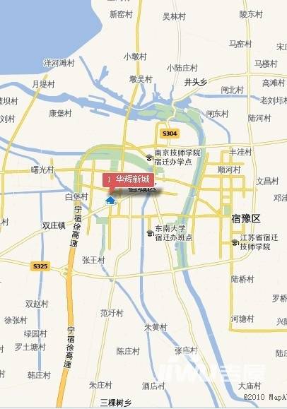 华辉新城位置交通图