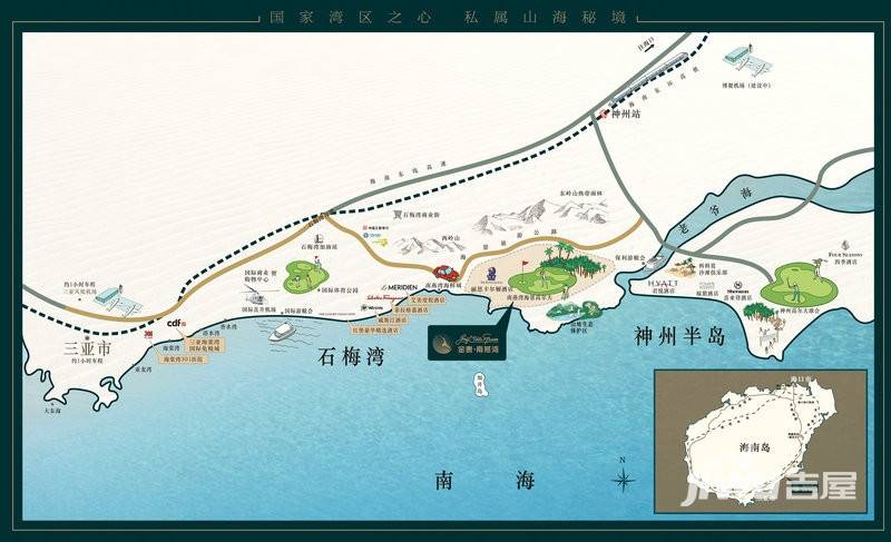 金泰南燕湾位置交通图