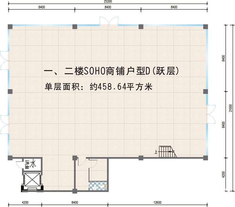 儋州夏日国际商业广场普通住宅458.6㎡户型图