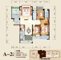 蓝城印象4室2厅2卫206.8㎡户型图