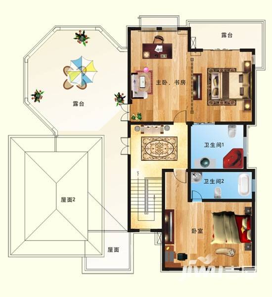 海峡南岸温泉花园普通住宅579㎡户型图