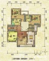 美兰高尔夫温泉别墅普通住宅129㎡户型图