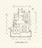 美兰高尔夫温泉别墅3室2厅4卫308㎡户型图