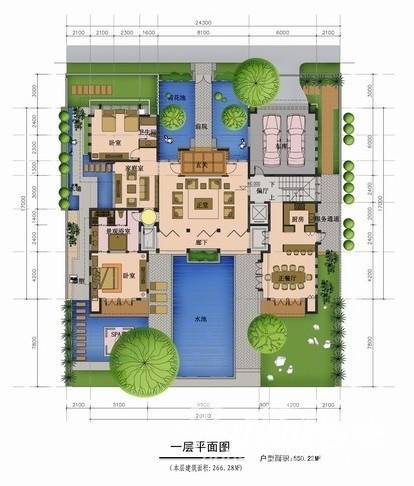 半岛壹号普通住宅550.2㎡户型图