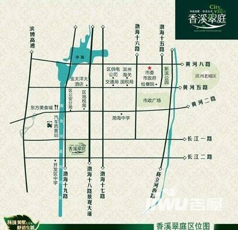 香溪翠庭位置交通图