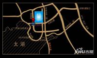 上海中心城开国际位置交通图图片