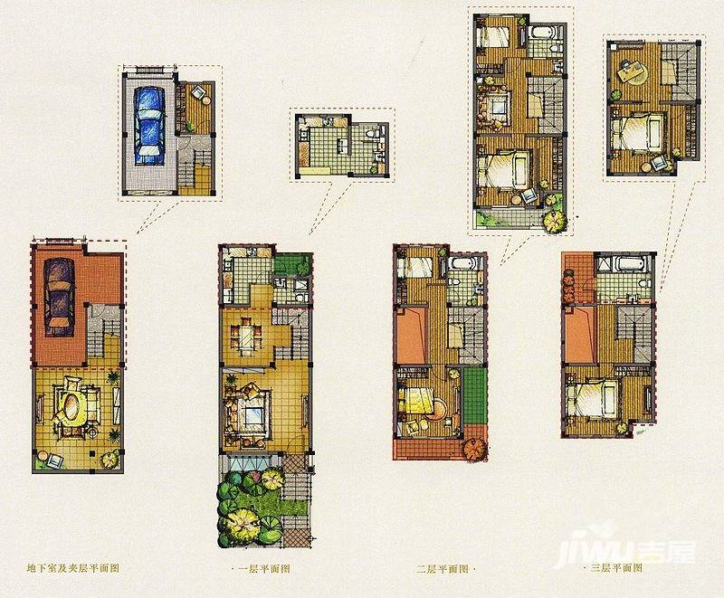 嘉利华府庄园户型图 a2n户型 248㎡