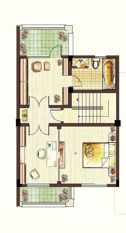 龙湖·九里香醍普通住宅270㎡户型图