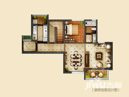 东汇名城4室2厅2卫136㎡户型图