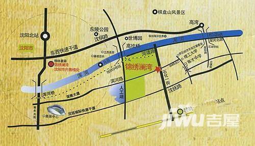 锦绣澜湾位置交通图图片