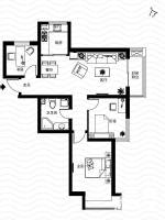 西海景苑普通住宅94.7㎡户型图