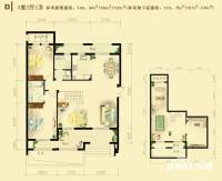 绿城理想之城0室2厅2卫148.9㎡户型图