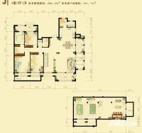 绿城理想之城0室2厅3卫208㎡户型图