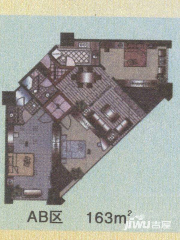 好望海岸普通住宅163㎡户型图