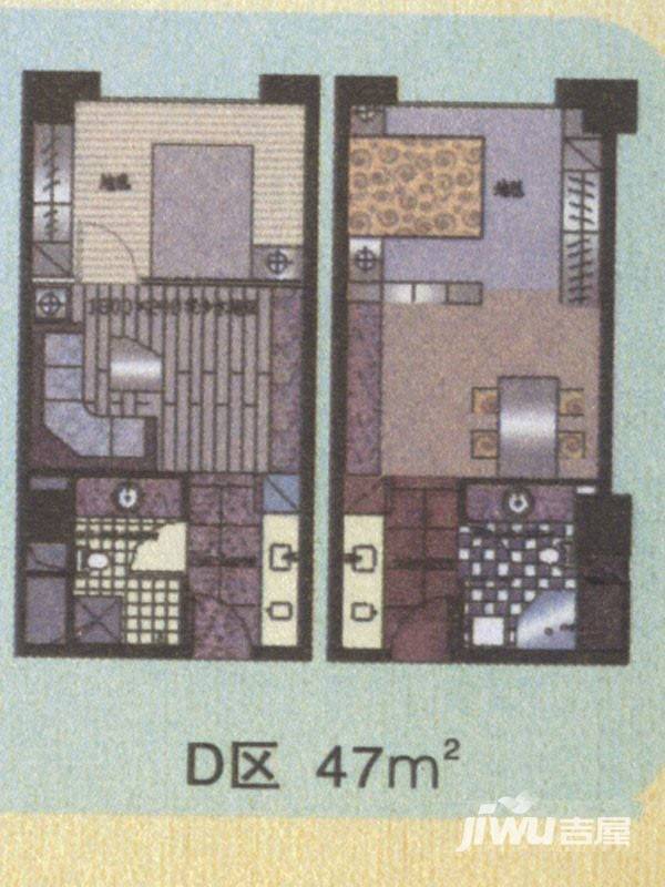 好望海岸普通住宅74㎡户型图