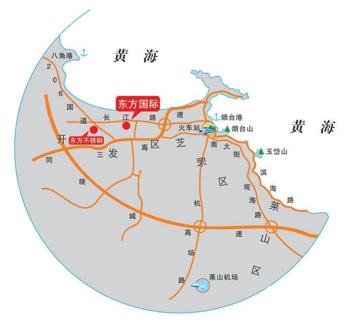 东方国际位置交通图
