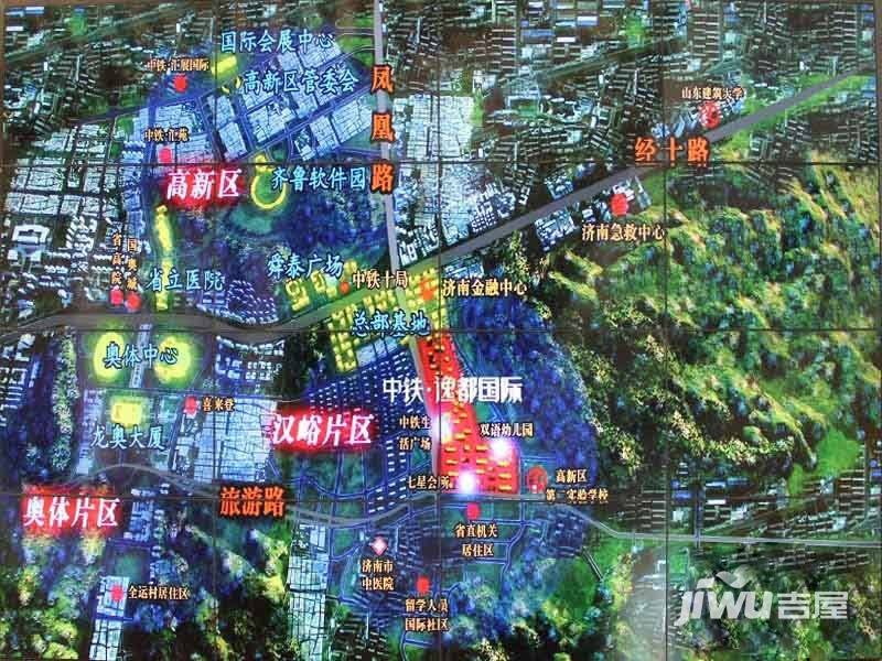 中铁逸都国际阅山位置交通图图片