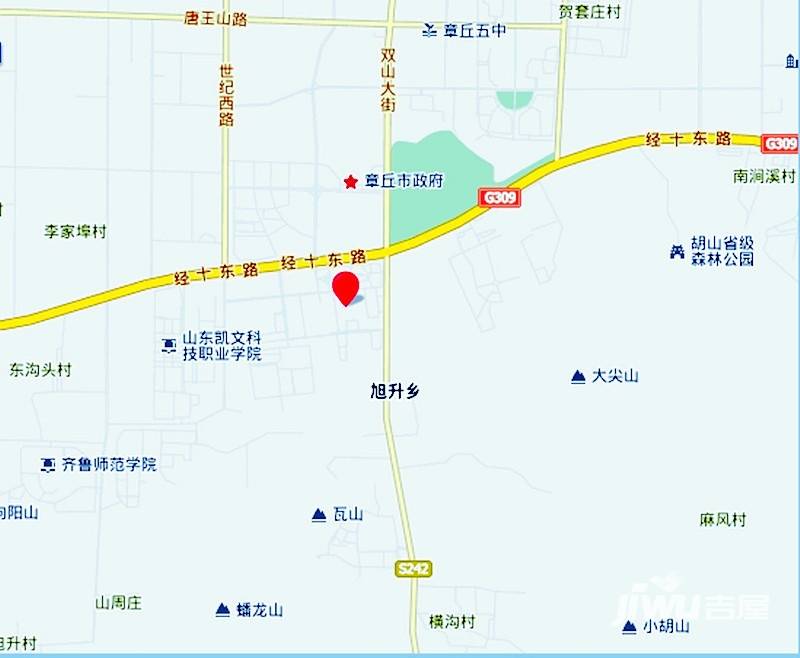 中国铁建·明山秀水位置交通图图片