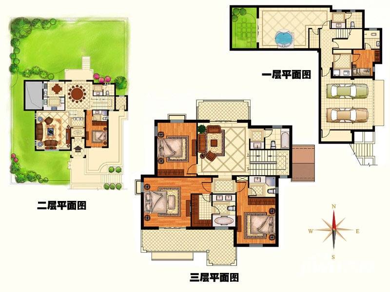 温泉国际普通住宅367.2㎡户型图