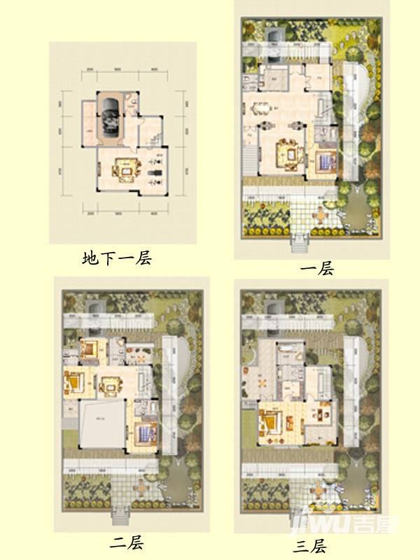 中建瀛园别墅5室3厅7卫479.4㎡户型图