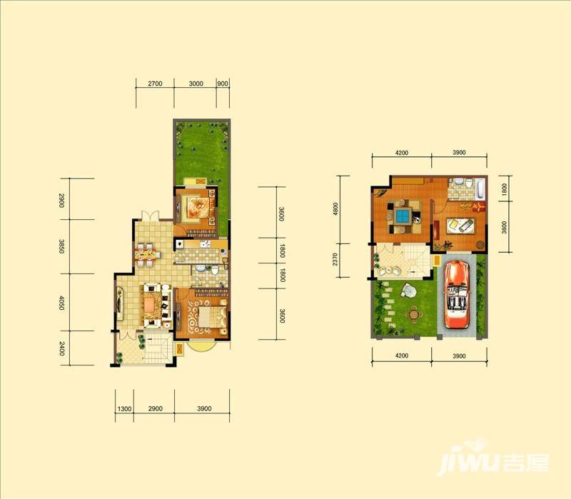 中国诺贝尔城3室2厅2卫户型图