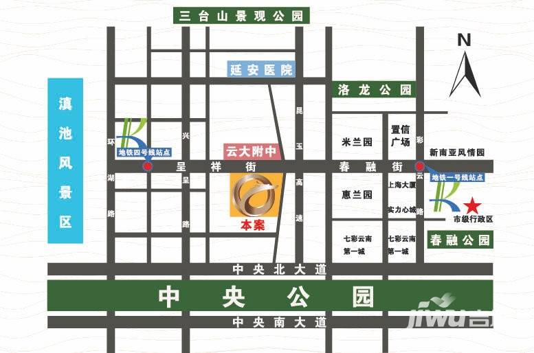 惠景园位置交通图图片