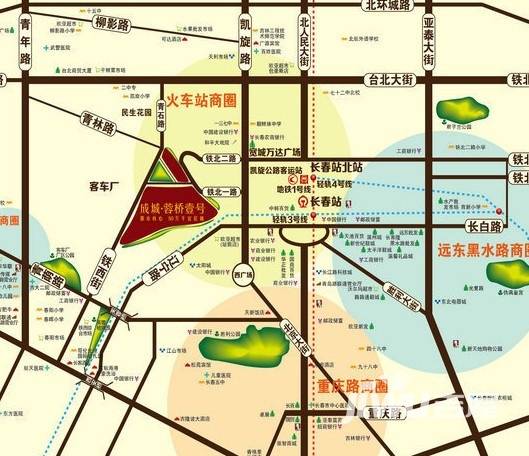 成城蓉桥壹号位置交通图1