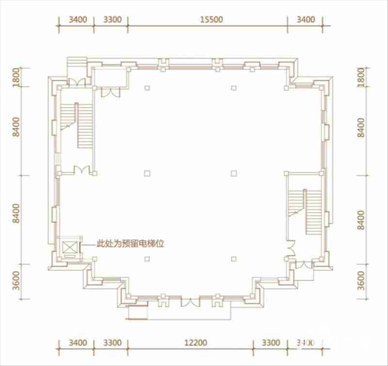 恒盛豪庭普通住宅2156㎡户型图