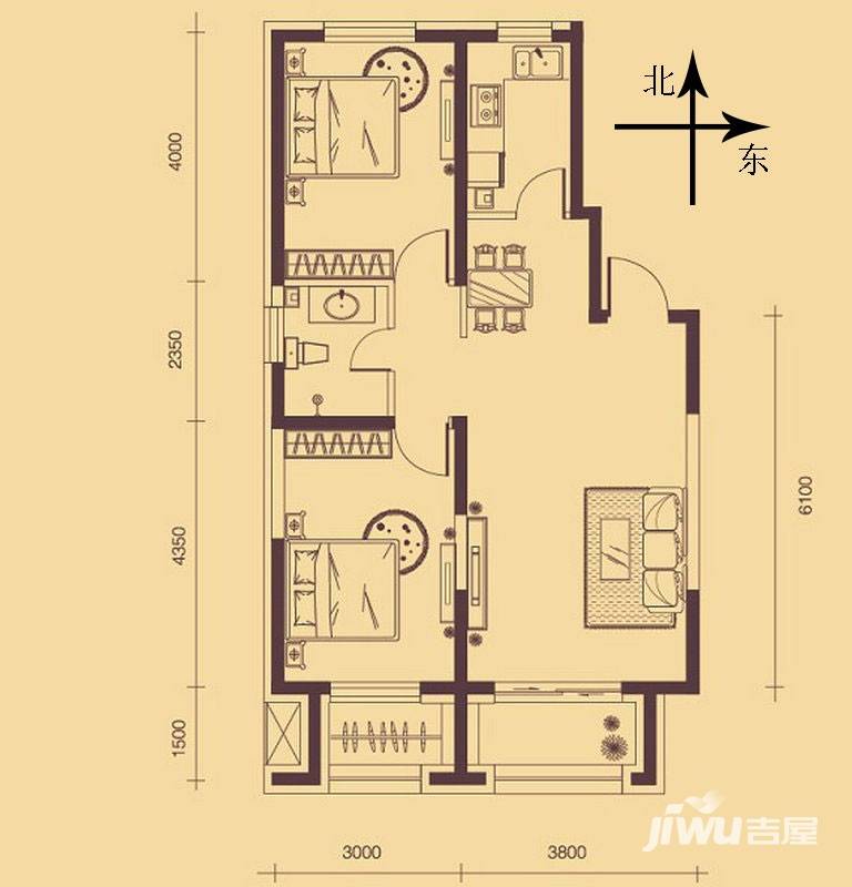 长治盛世枫景户型图图片