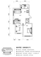 新大华府2室2厅2卫107.5㎡户型图