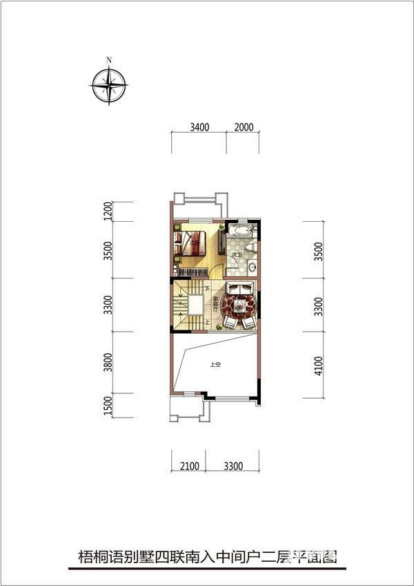 保利梧桐语3室3厅4卫户型图