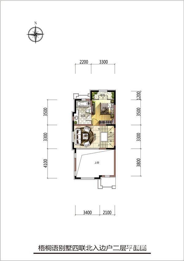 保利梧桐语3室3厅3卫户型图